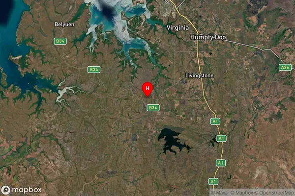 Blackmore,Northern Territory Satellite Map
