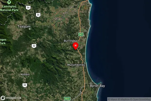 Yelgun,New South Wales Satellite Map