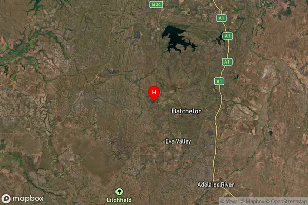 Finniss Valley,Northern Territory Satellite Map