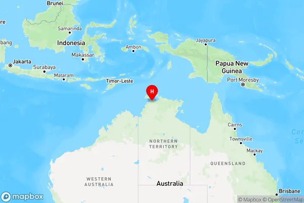 Hotham,Northern Territory Region Map