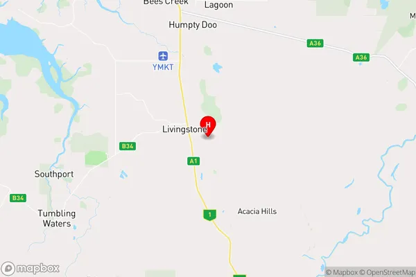 Hughes,Northern Territory Area Map