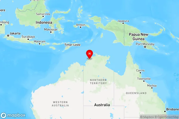 Litchfield Park,Northern Territory Region Map