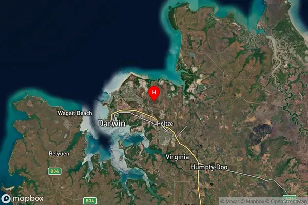 Mickett Creek,Northern Territory Satellite Map