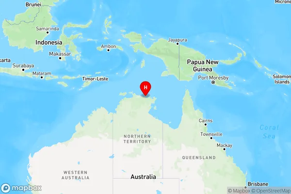 Milingimbi,Northern Territory Region Map