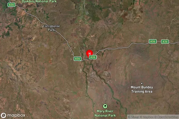 Mount Bundey,Northern Territory Satellite Map