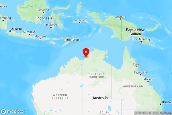 Nemarluk,Northern Territory Region Map