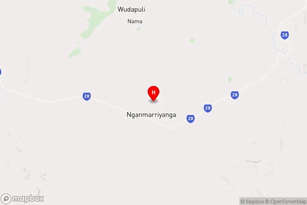 Nganmarriyanga,Northern Territory Area Map