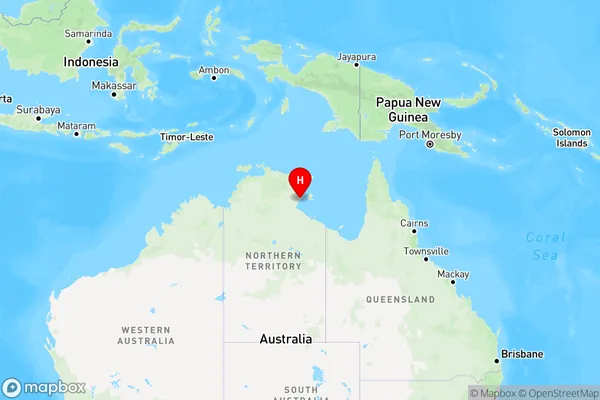 Numbulwar,Northern Territory Region Map