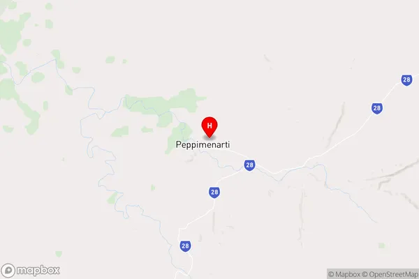 Peppimenarti,Northern Territory Area Map