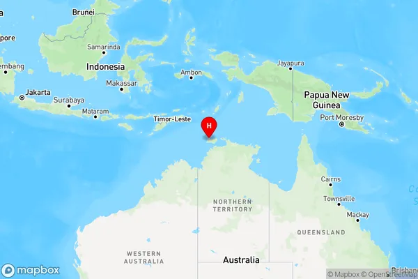 Pirlangimpi,Northern Territory Region Map