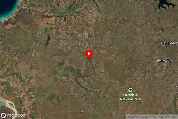 Rakula,Northern Territory Satellite Map