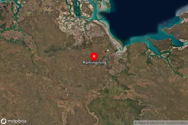 Ramingining,Northern Territory Satellite Map