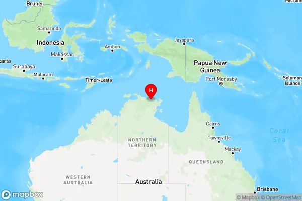 Ramingining,Northern Territory Region Map