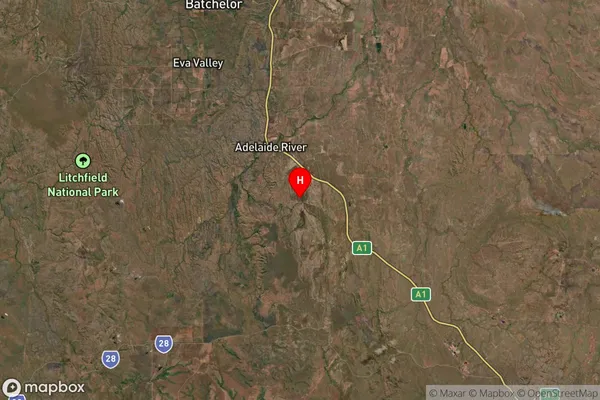 Robin Falls,Northern Territory Satellite Map