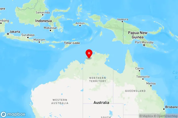 Tipperary,Northern Territory Region Map