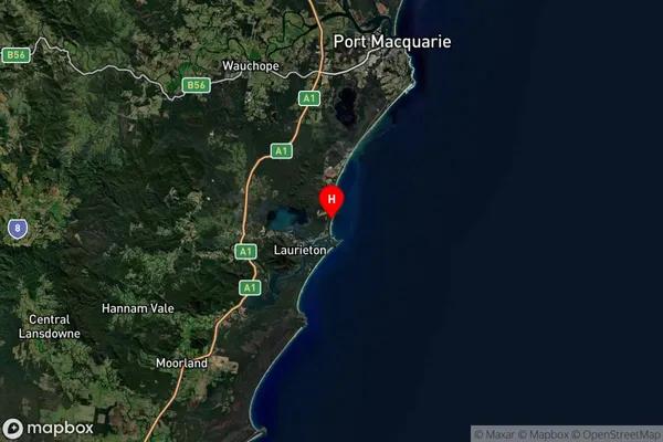 Grants Beach,New South Wales Satellite Map