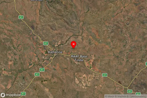 Lansdowne,Northern Territory Satellite Map