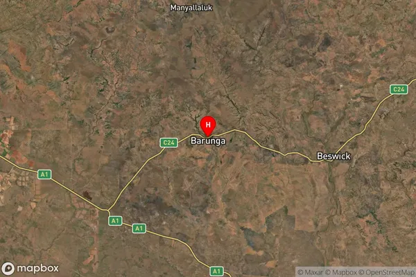 Barunga,Northern Territory Satellite Map