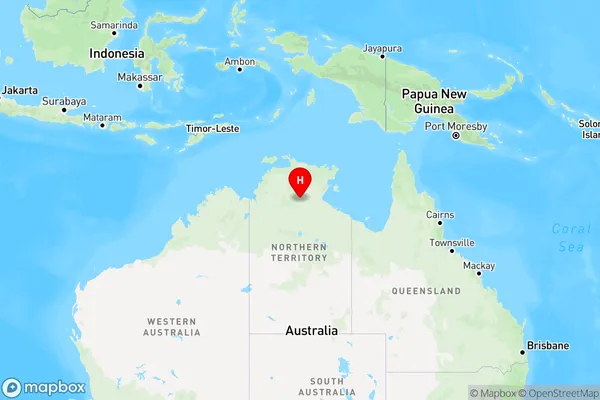 Elsey,Northern Territory Region Map