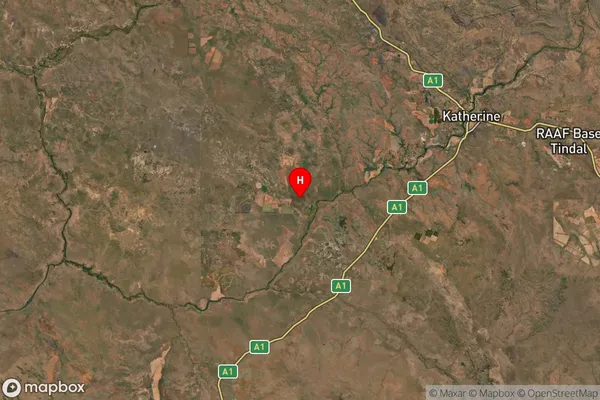 Florina,Northern Territory Satellite Map