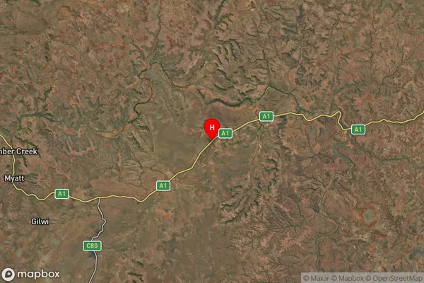 Gregory,Northern Territory Satellite Map