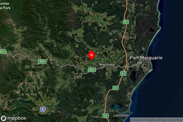 Beechwood,New South Wales Satellite Map