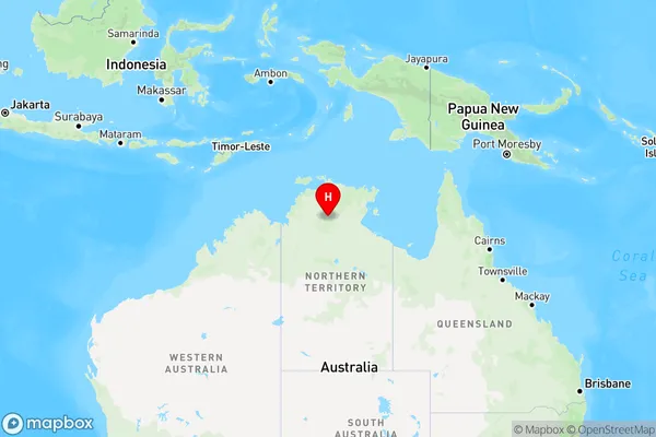 Maranboy,Northern Territory Region Map