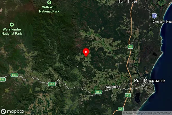 Bellangry,New South Wales Satellite Map