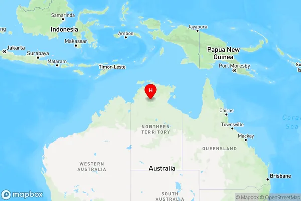 Venn,Northern Territory Region Map