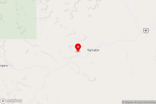 Yarralin,Northern Territory Area Map