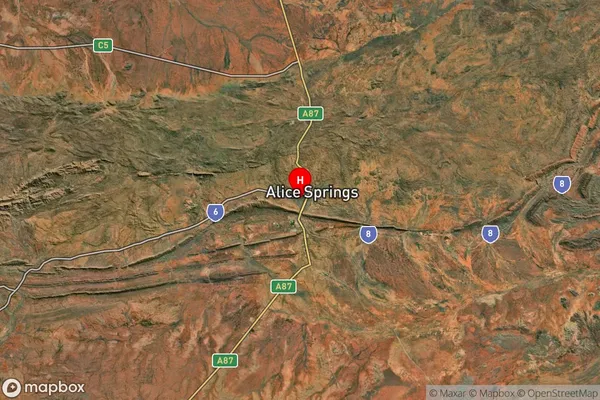 Gillen,Northern Territory Satellite Map