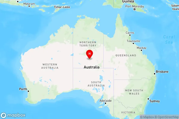 Stuart,Northern Territory Region Map