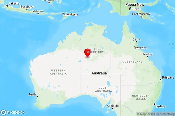 Chilla Well,Northern Territory Region Map