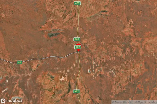 Ghan,Northern Territory Satellite Map