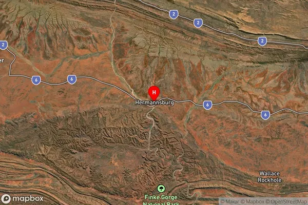 Hermannsburg,Northern Territory Satellite Map