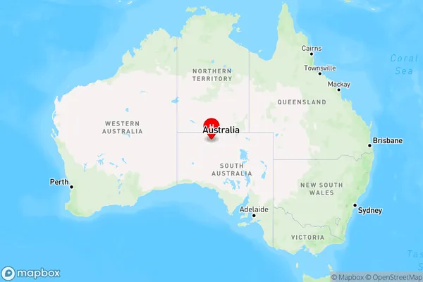 Iwantja,South Australia Region Map