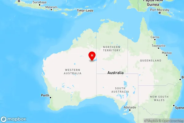 Kiwirrkurra,Western Australia Region Map