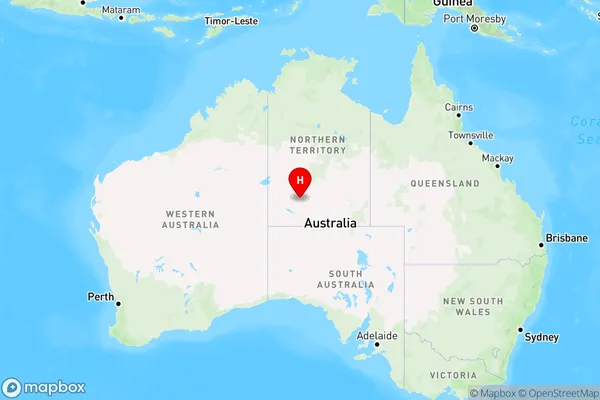 Mereenie,Northern Territory Region Map