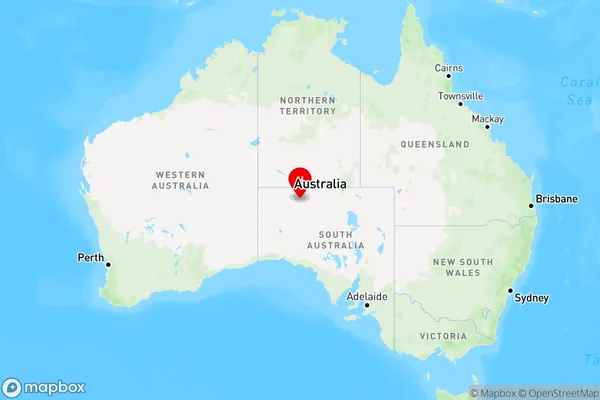 Mimili,South Australia Region Map