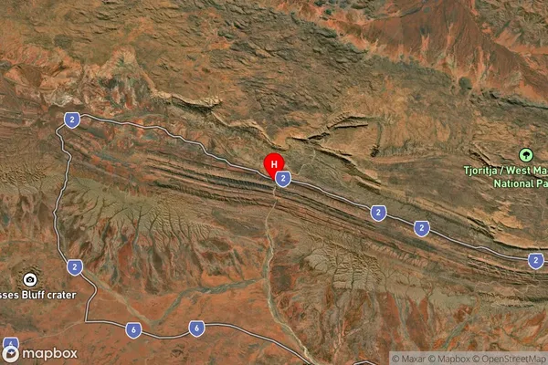 Mount Zeil,Northern Territory Satellite Map