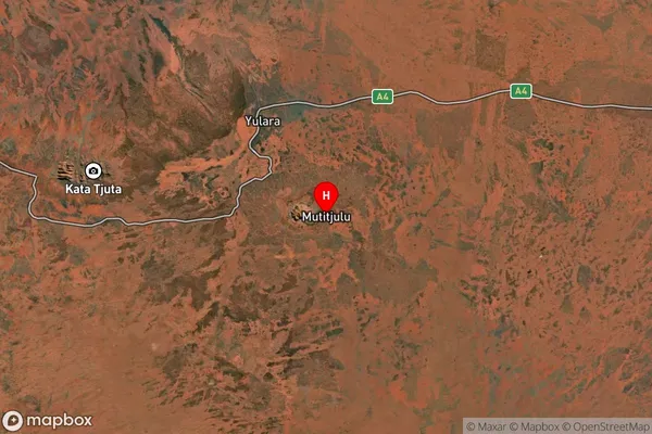 Mutitjulu,Northern Territory Satellite Map