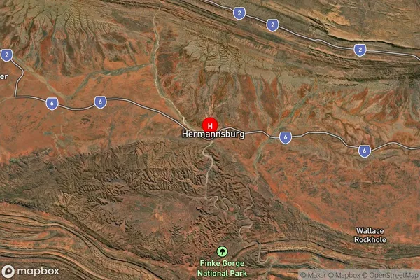 Namatjira,Northern Territory Satellite Map