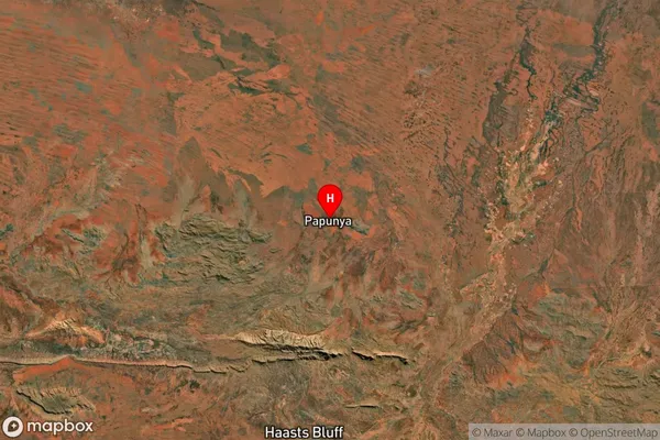 Papunya,Northern Territory Satellite Map