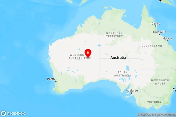 Tjirrkarli,Western Australia Region Map