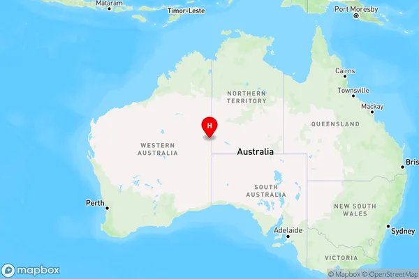 Tjukurla,Western Australia Region Map