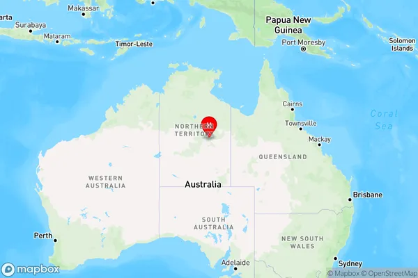 Wutunugurra,Northern Territory Region Map