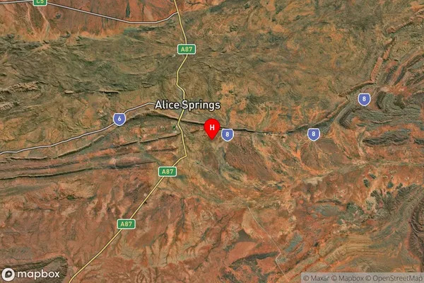 Amoonguna,Northern Territory Satellite Map