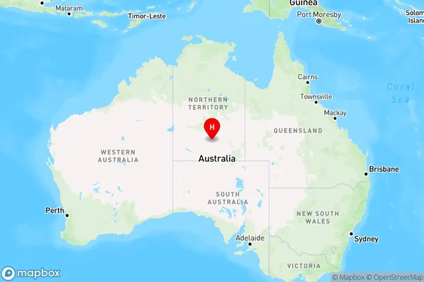 Kilgariff,Northern Territory Region Map