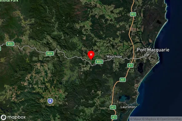 Hartys Plains,New South Wales Satellite Map