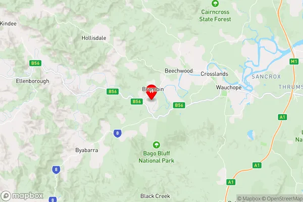 Hartys Plains,New South Wales Area Map